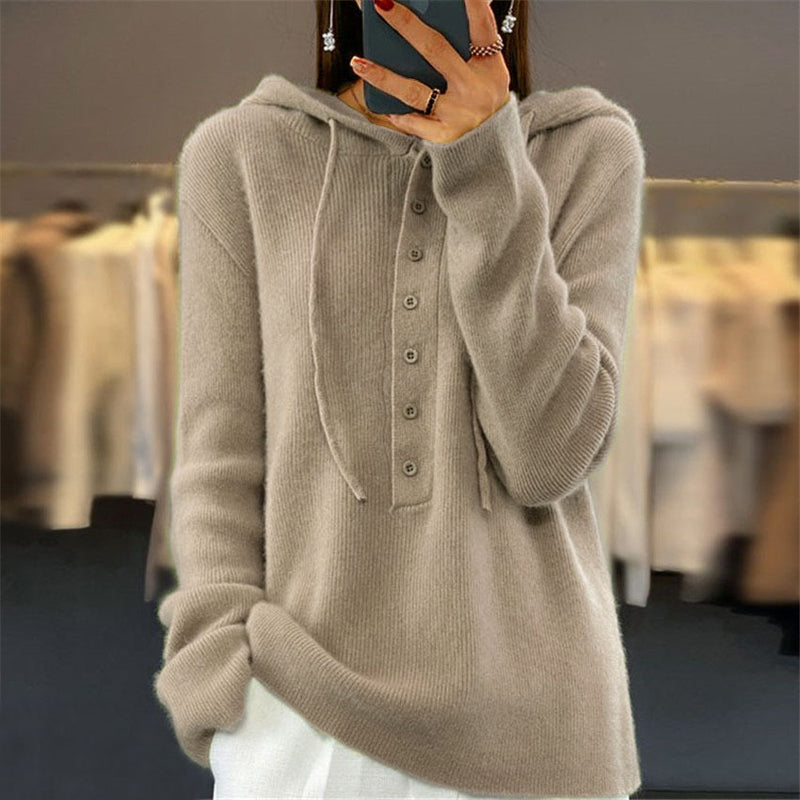 Freja | Soft  Hooded Sweater