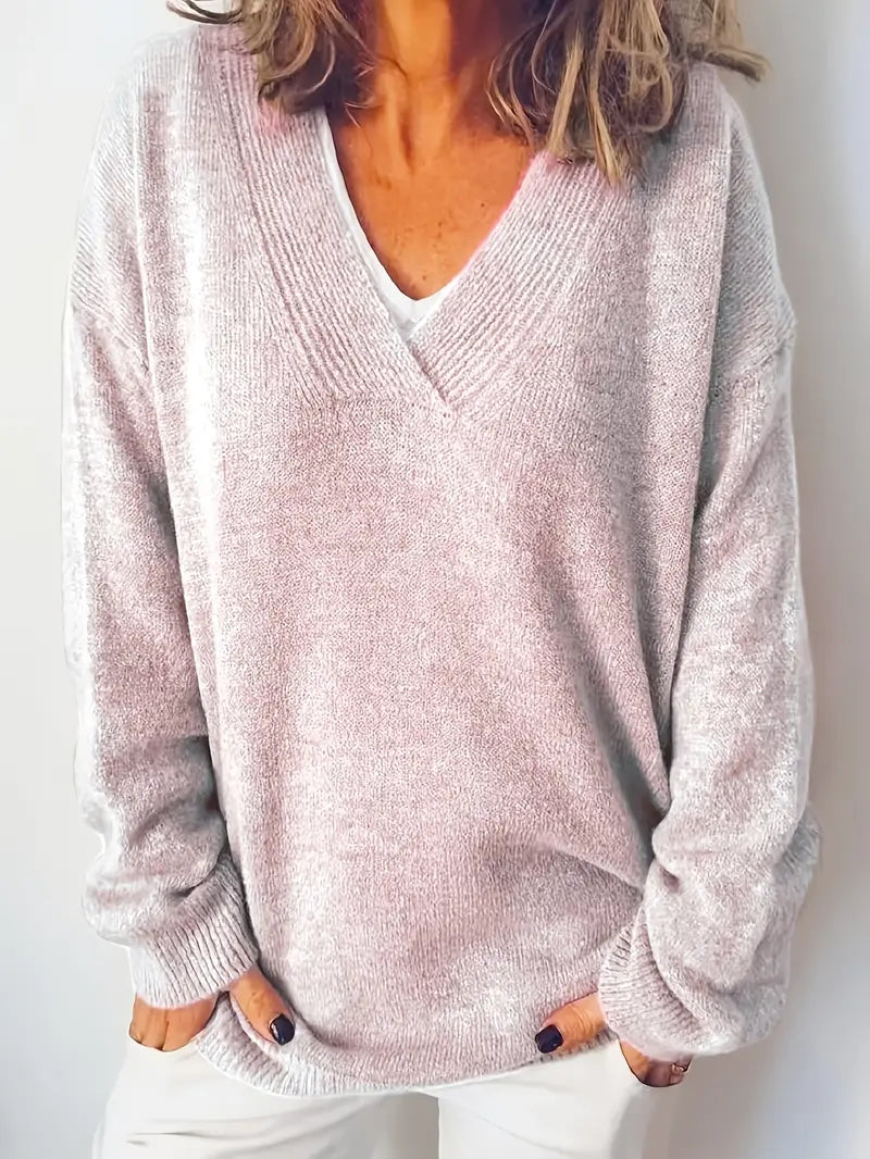 Saga | Soft and Timeless V-Neck Sweater