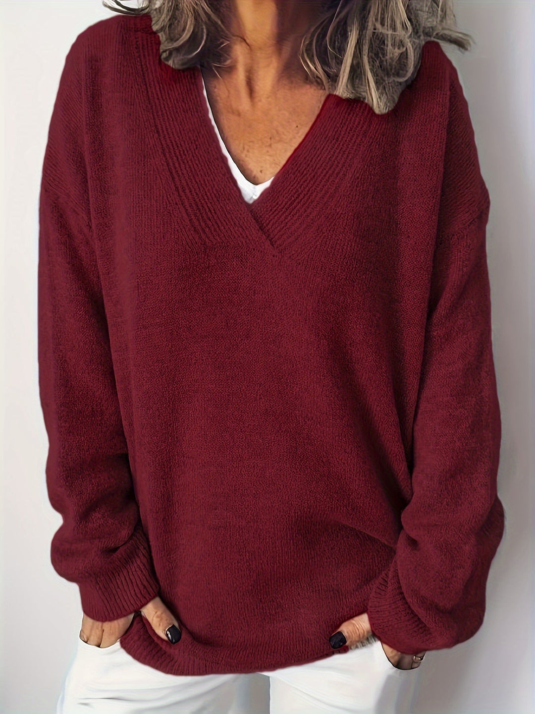 Saga | Soft and Timeless V-Neck Sweater