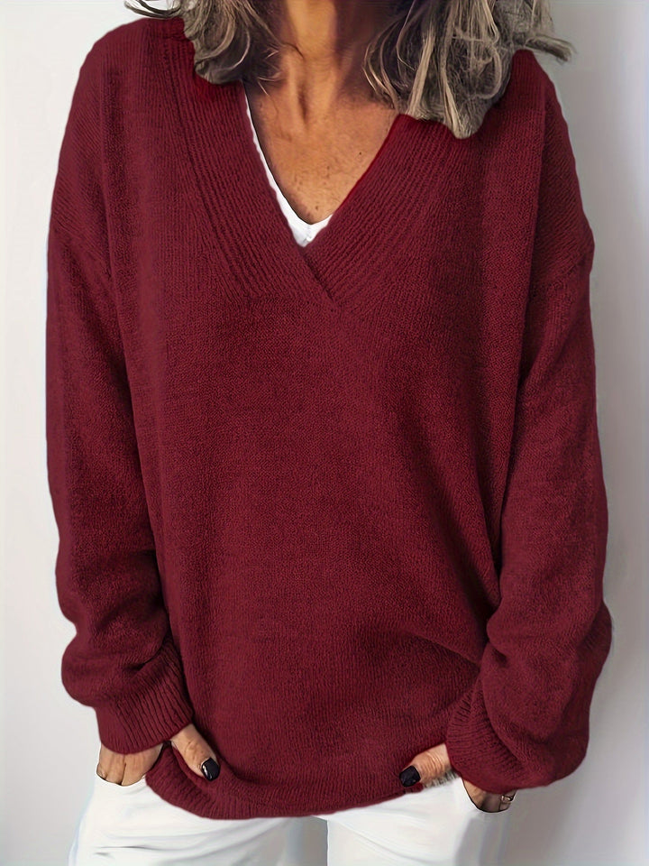 Saga | Soft and Timeless V-Neck Sweater