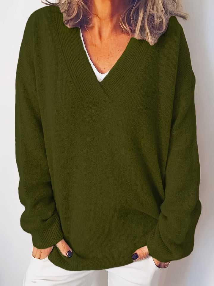 Saga | Soft and Timeless V-Neck Sweater