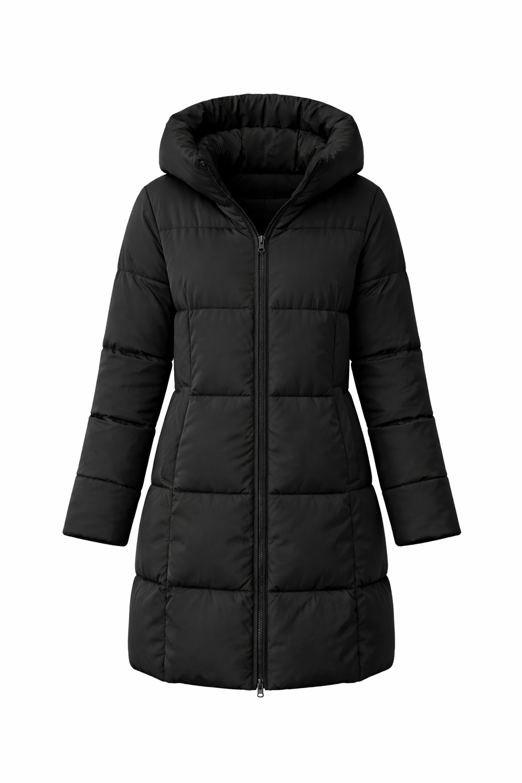 Valentina™ | Long Down Jacket with Hood