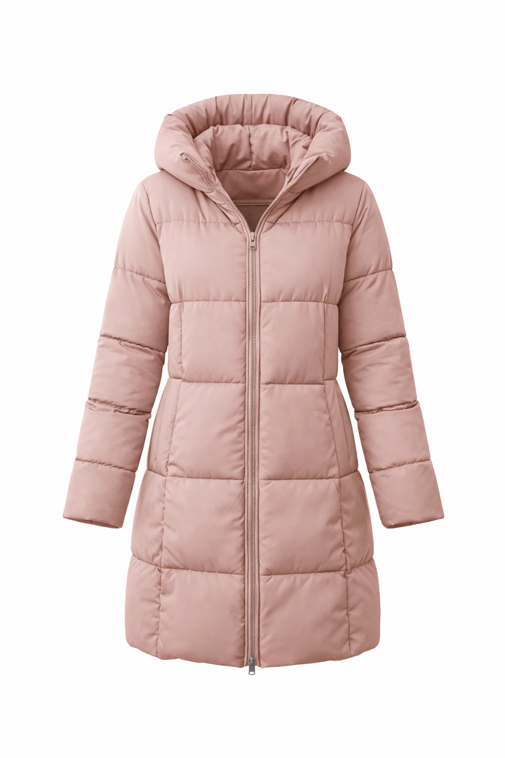 Valentina™ | Long Down Jacket with Hood