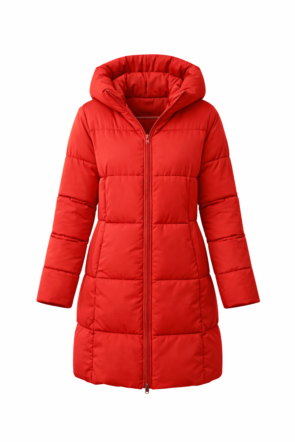 Valentina™ | Long Down Jacket with Hood