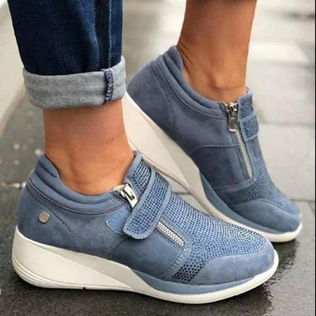 Elvara | Comfort Wedge Sneakers